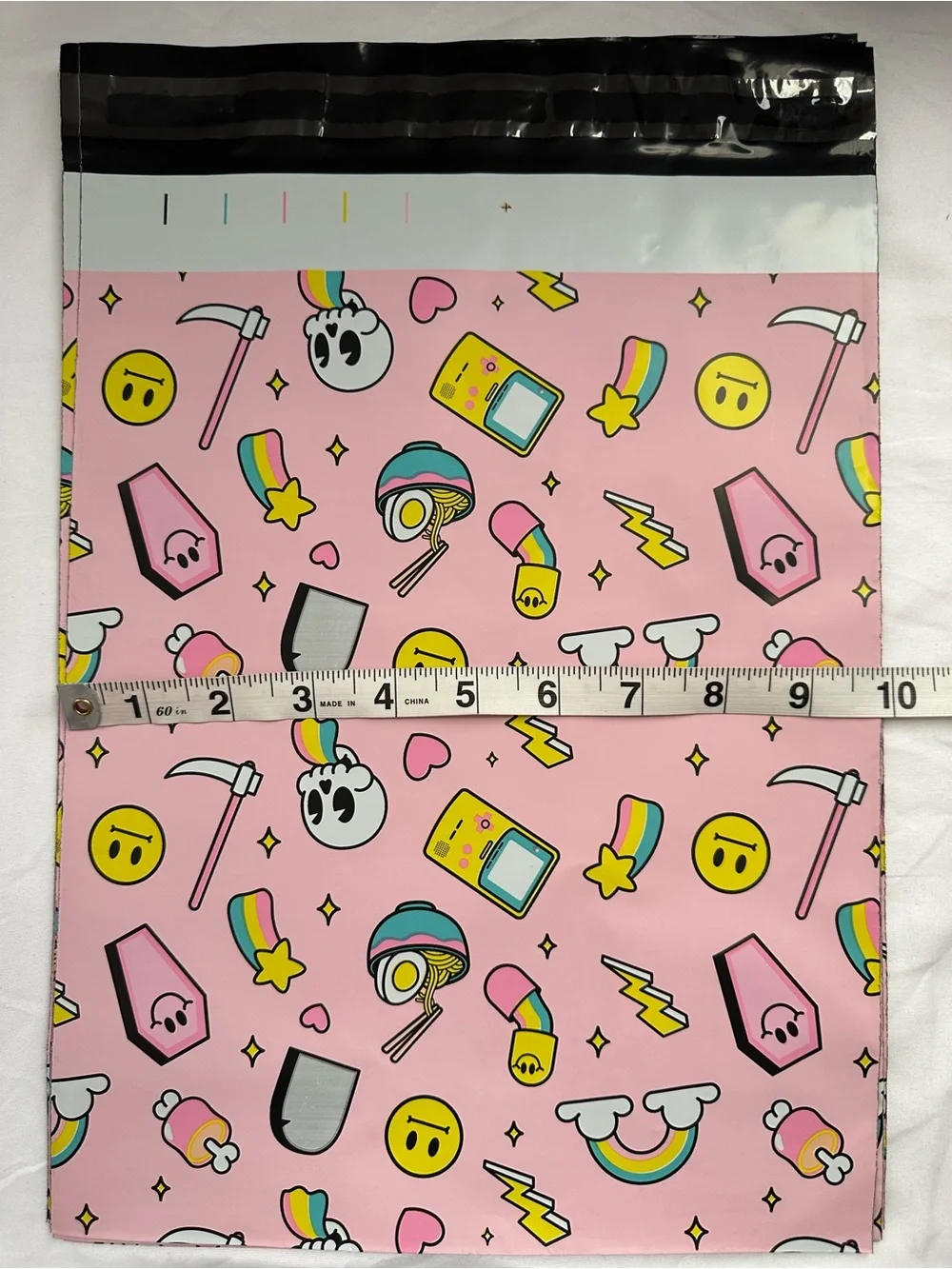 Halloween Poly Mailers Variety Pack 10x13 Candy Corn Pumpkin Pink 25 Count